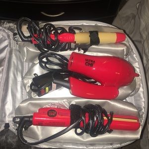 Chi Hair 3 pc travel set w/ carrybag